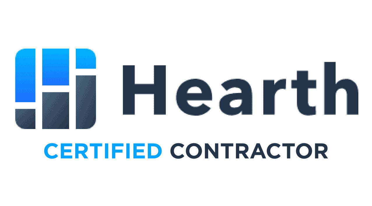 Hearth certified contractor logo