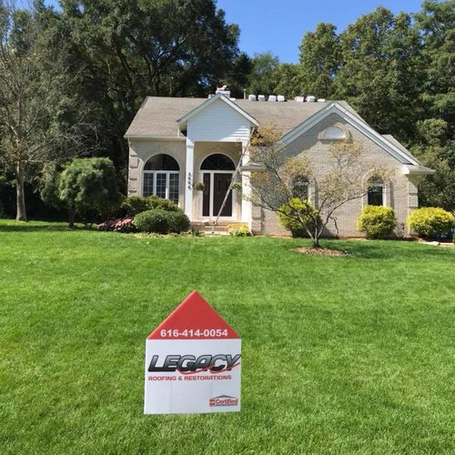 legacy roofing roof project