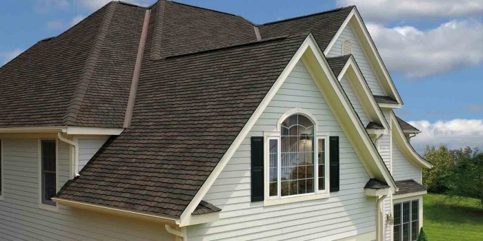 Legacy Roofing shingled roof example
